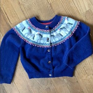 Mini Boden 3-4Y unicorn sweater